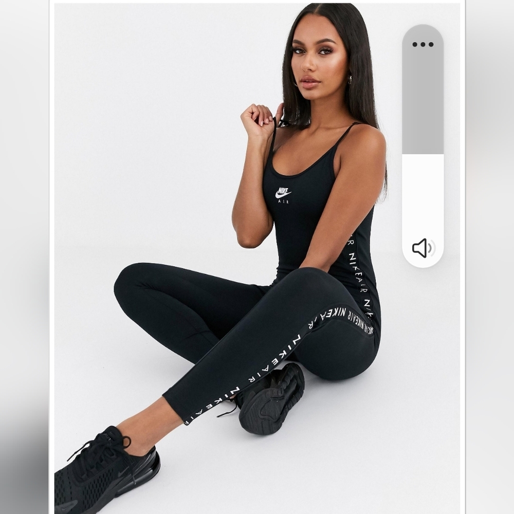 NIKE BLACK UNITARD JUMPSUIT BNWT SIZE LARGE